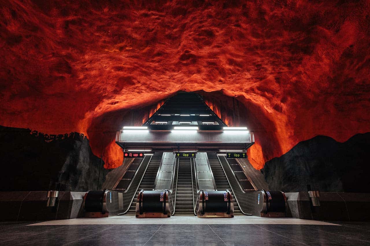 solna subway station 6